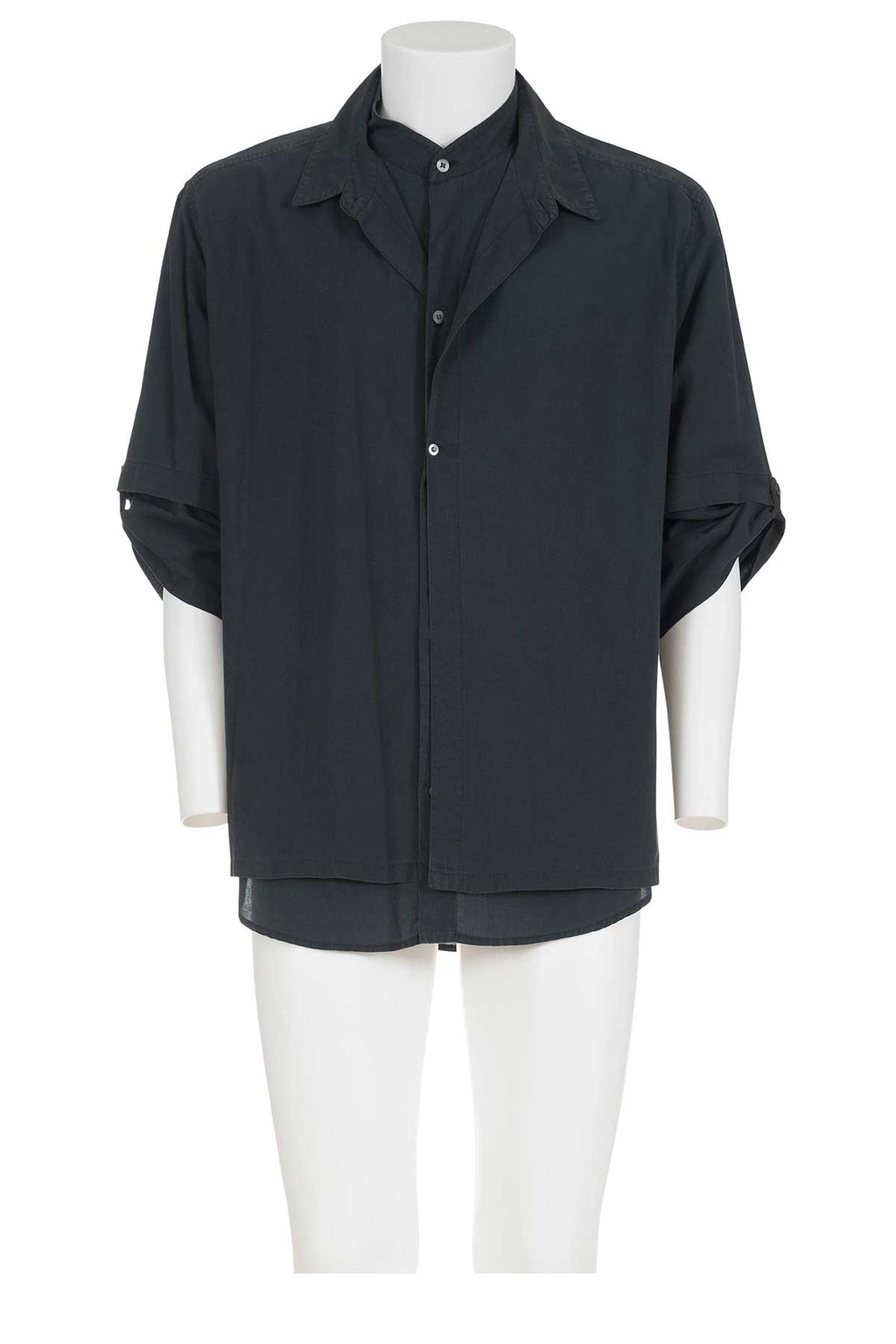 HUSSEIN CHALAYAN POPELINE DOUBLE SHIRT – MORPHINE.ONLINE