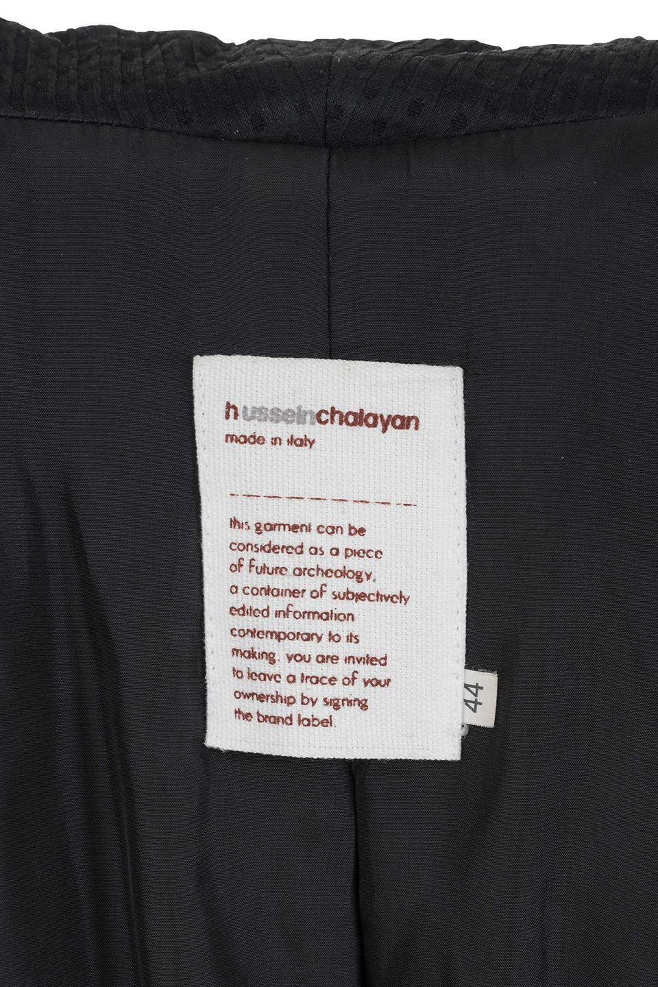 HUSSEIN CHALAYAN