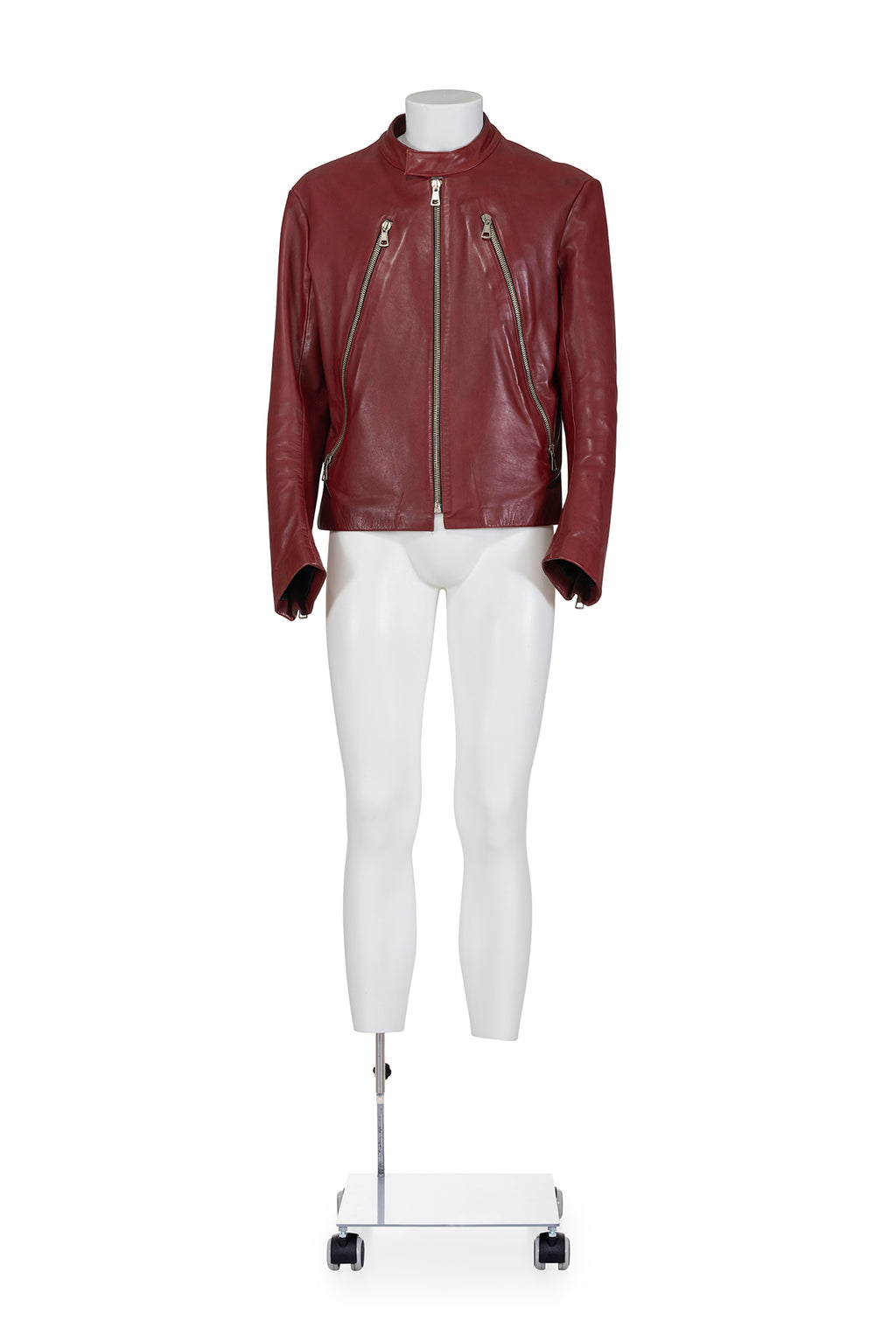 MAISON MARTIN MARGIELA VINTAGE ICONIC FIVE ZIPS LEATHER JACKET