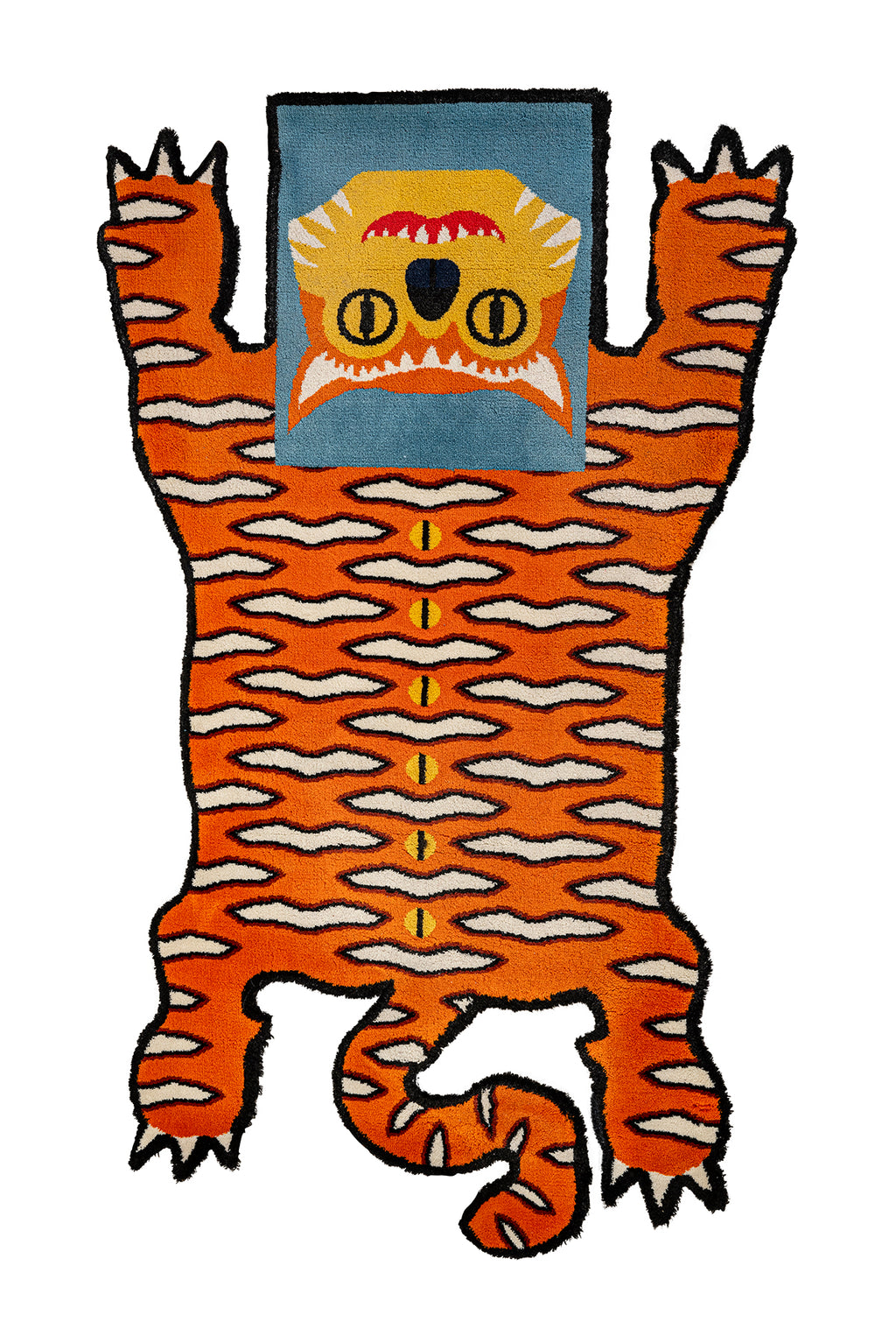 WALTER VAN BEIRENDONCK X IKEA RARE AND ICONIC 'GLÖDANDE' CARPET