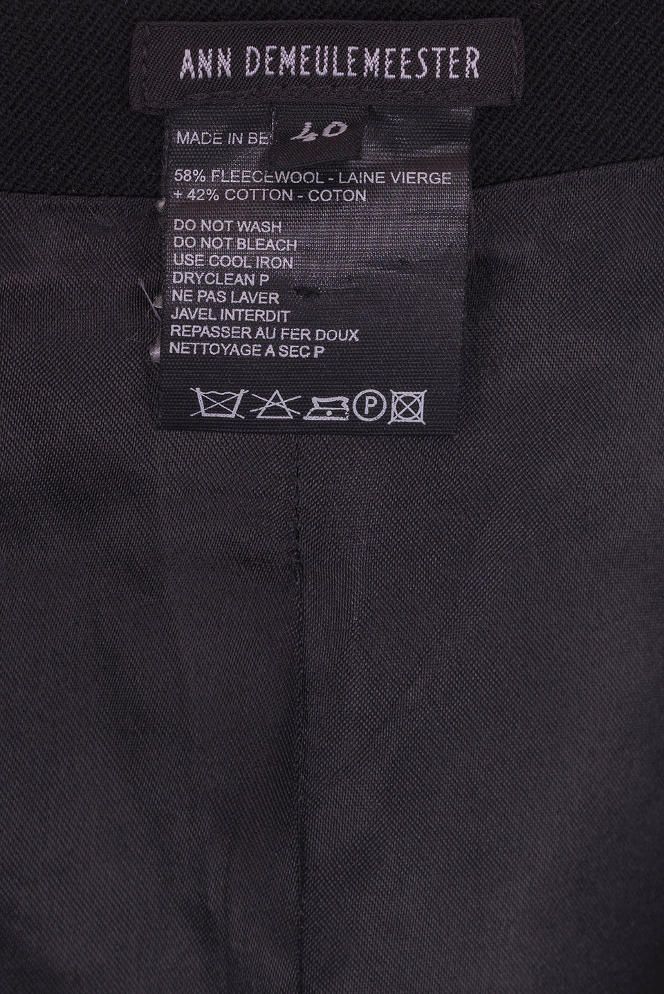 ANN DEMEULEMEESTER