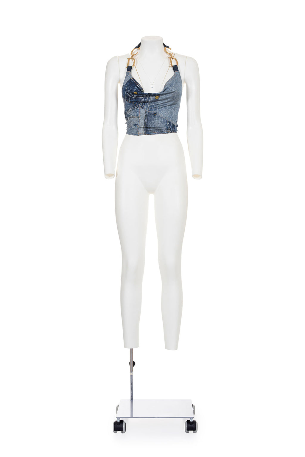 CHRISTIAN DIOR BY JOHN GALLIANO VINTAGE DENIM PRINT TOP – MORPHINE.ONLINE