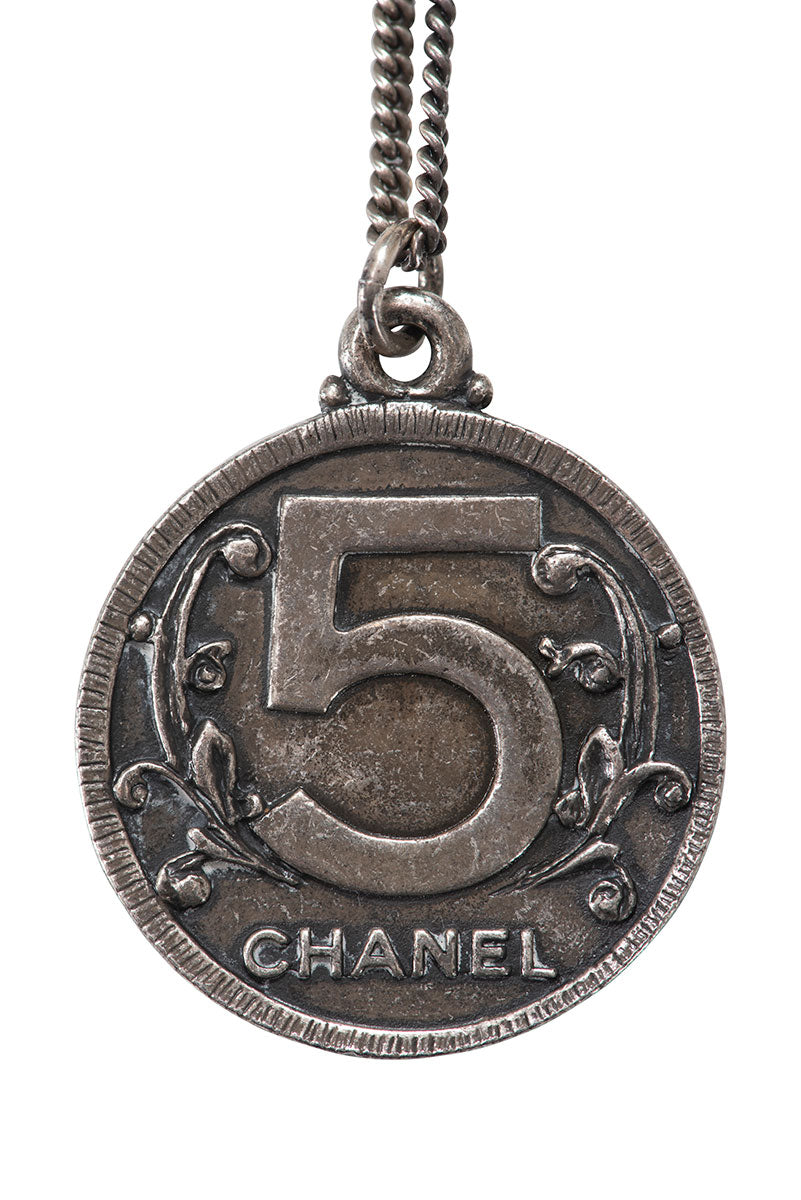 CHANEL BY KARL LAGERFELD VINTAGE RARE AND ICONIC COIN NECKLACE –