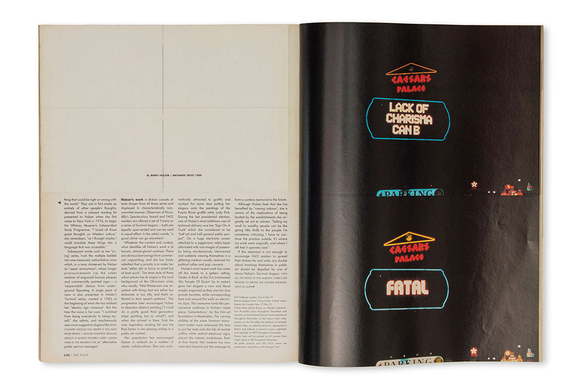 THE FACE VOLUME 2 DECEMBER 1988